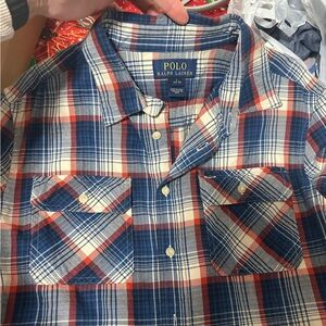 Polo Ralph Lauren long sleeve flannel shirt 14/16